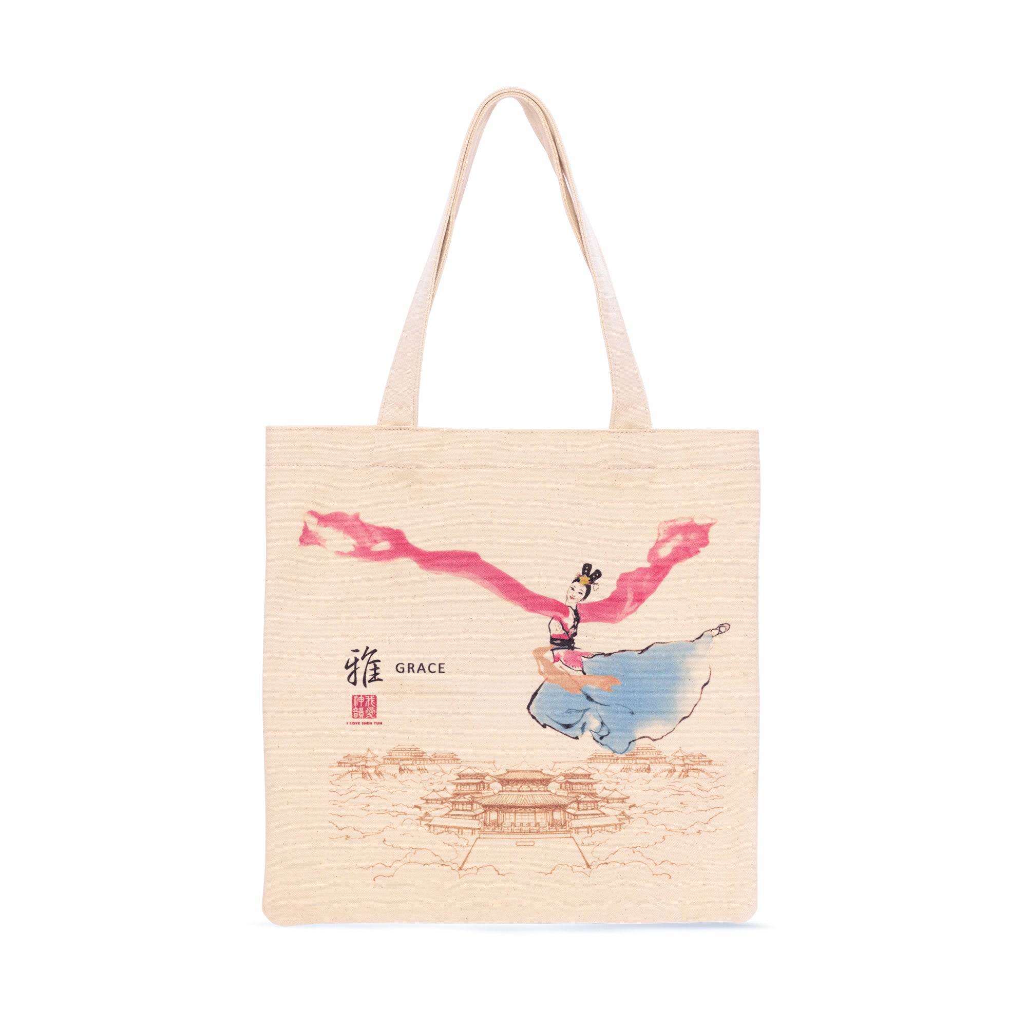 Shen Yun Collections Sleeves of the Tang Palace Canvas Ecobag