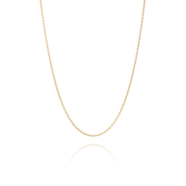 Cable Chain 18kt Yellow Gold - 1.5mm Wide