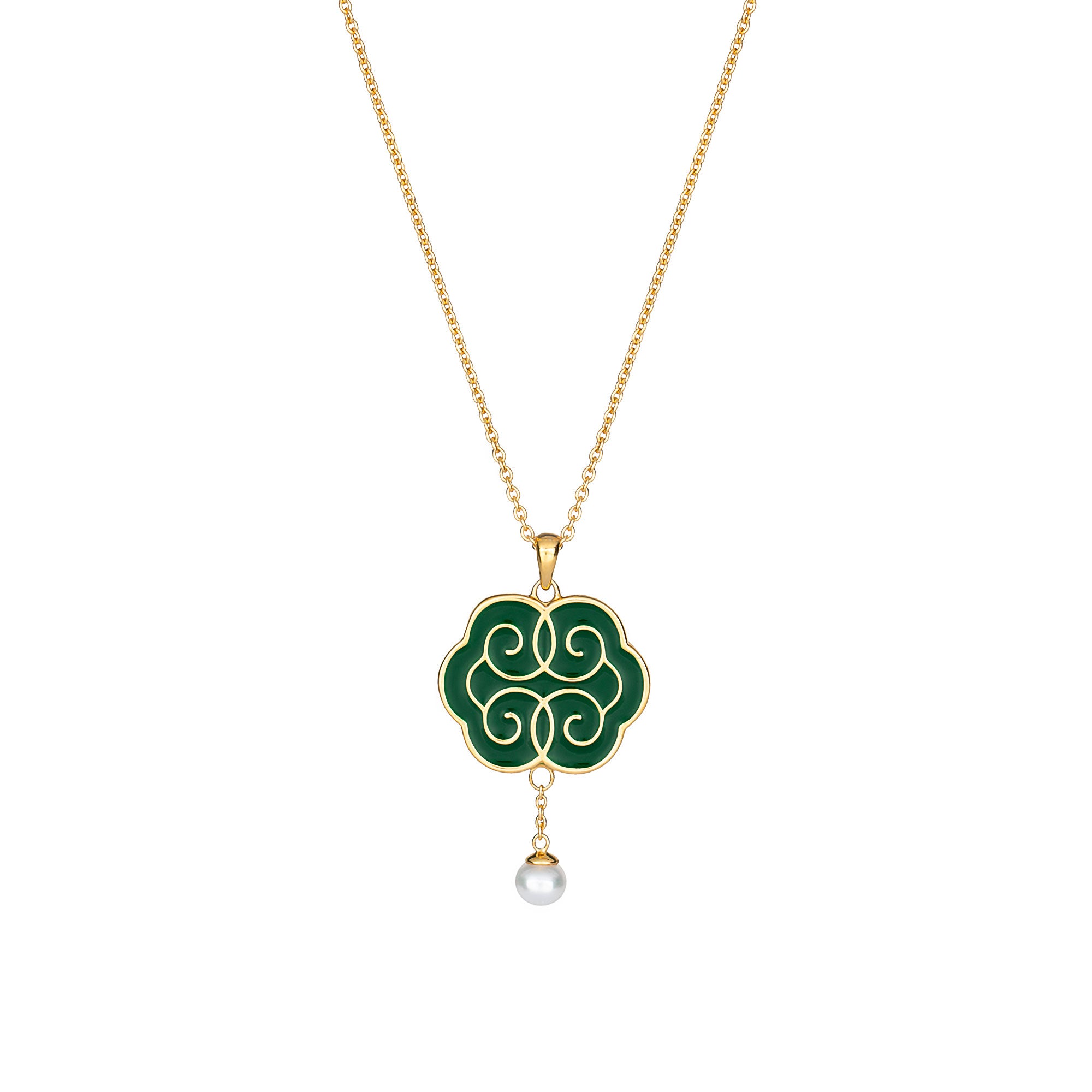 Van Cleef & Arpels Lucky Alhambra Gold-plated Double Chain Black Clover  Pendant Necklace Australia Price