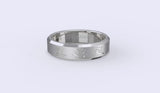Zhen Shan Ren Timeless Beveled Ring 18kt White Gold, 5mm wide