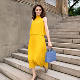 Tang Dynasty Grace Crossbody Bag Cornflower Blue Lifestyle | Shen Yun Collections