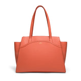 Tang Dynasty Grace Tote Bag Canyon Orange Front View | Shen Yun Collections