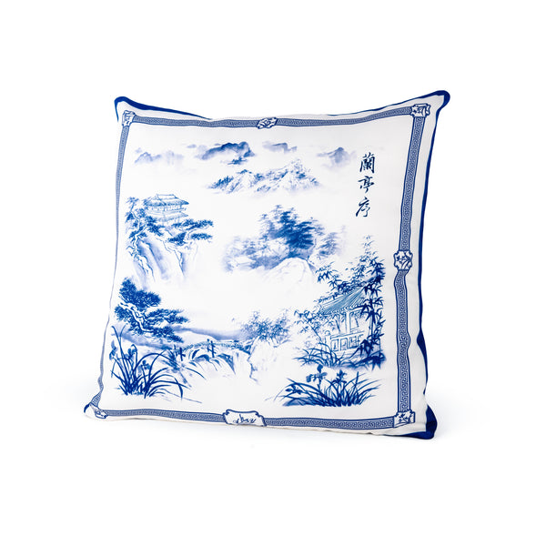 Poets of the Orchid Pavilion Cushion Cover 2025 - Shen Yun Collections