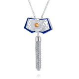 Manchurian Elegance Necklace Blue Side - Shen Yun Collections