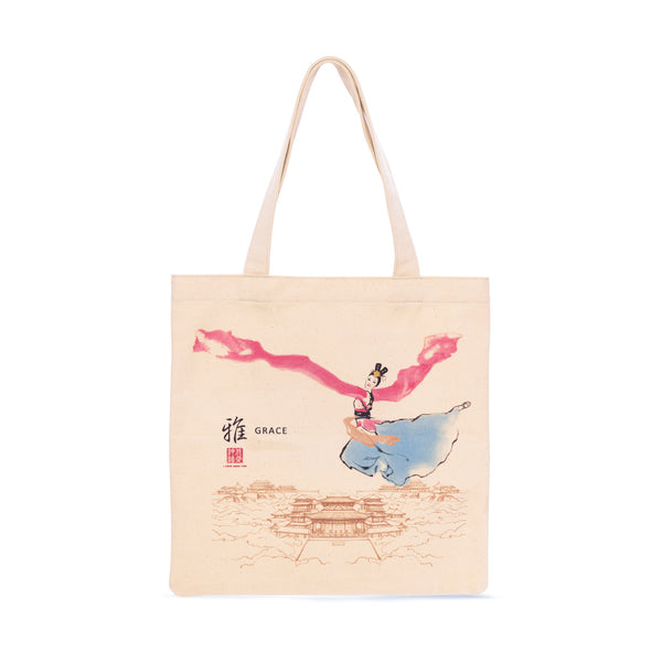 Sleeves of the Tang Palace Canvas Ecobag Front - Shen Yun Collections