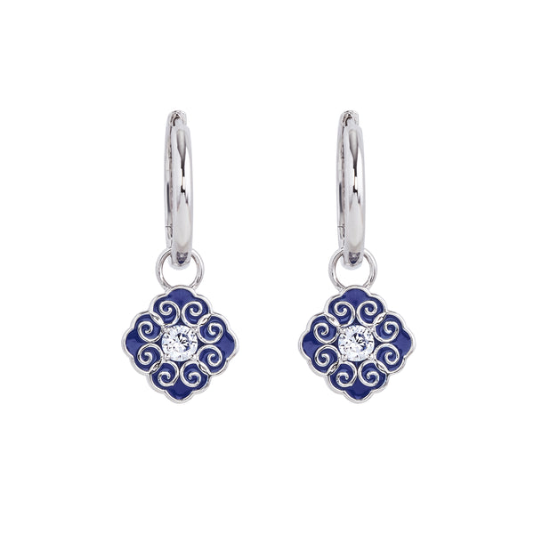 Elegant Bliss Earrings Front - Shen Yun Collections