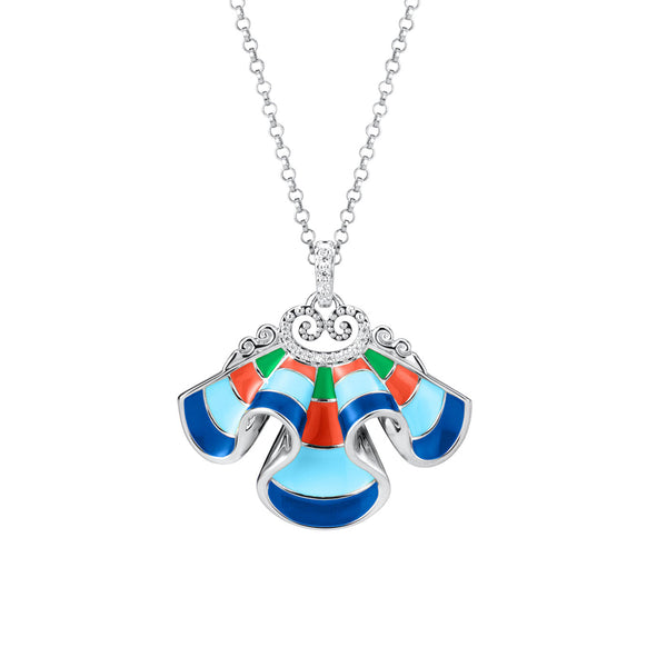 The Elegance of the Yi Necklace Blue