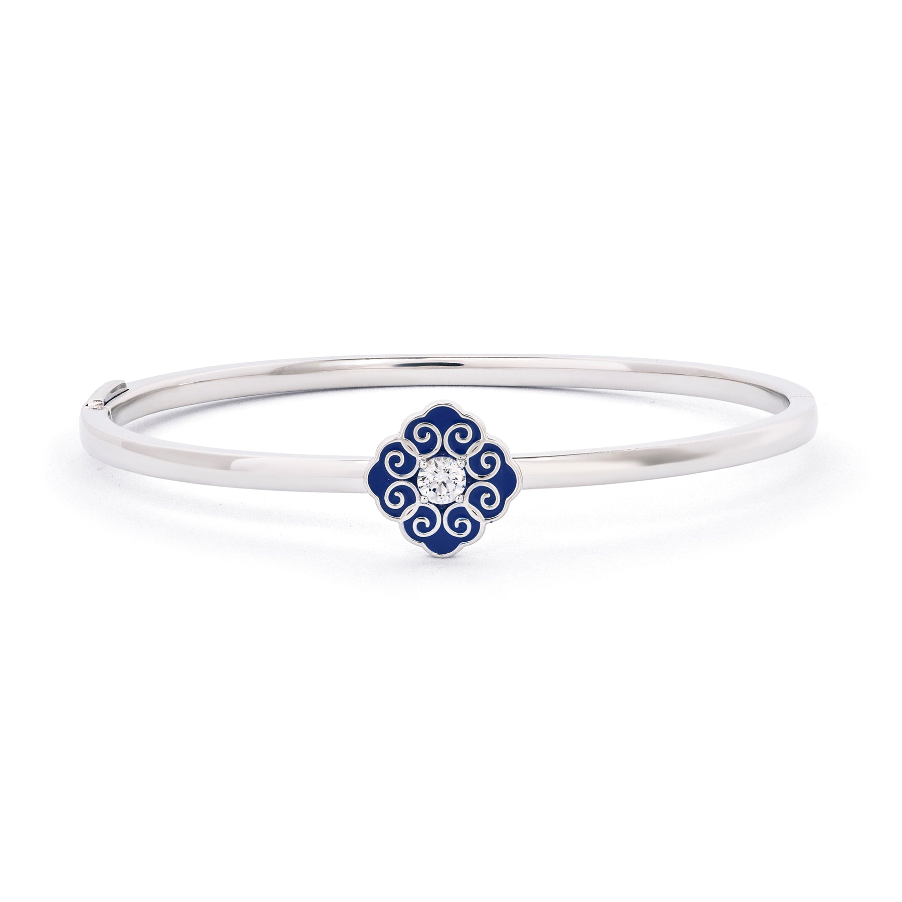 Elegant Bliss Bangle Front - Shen Yun Collections