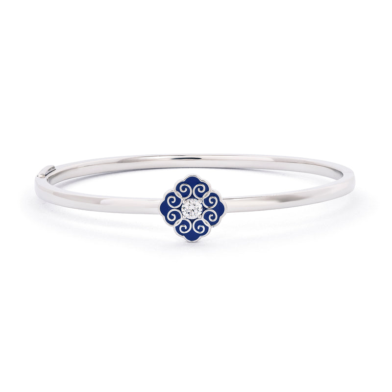 Elegant Bliss Bangle Front - Shen Yun Collections