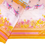 Heavenly Scene Silk Scarf Edge Details - Shen Yun Collections