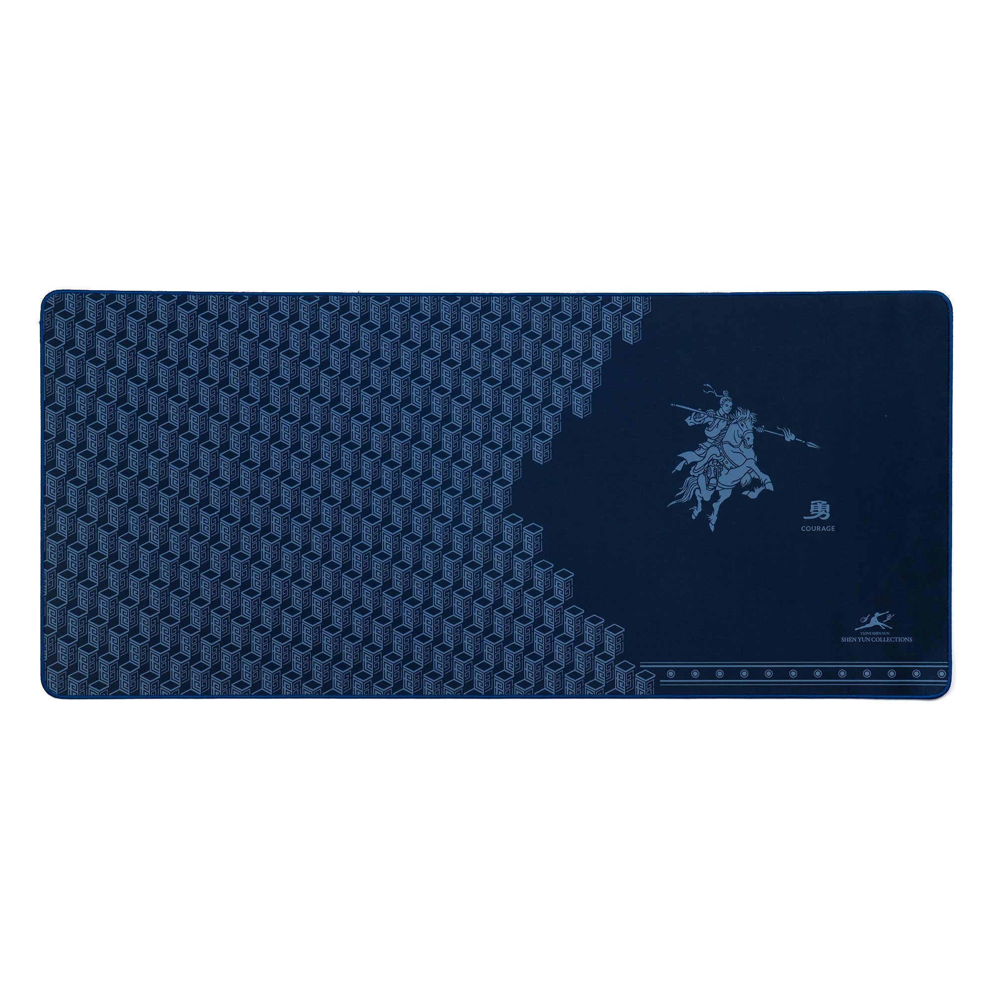 Riding Along to Rescue Desk Mat 35.4"x15.7"