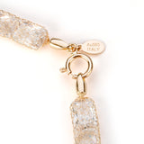 Crochet Sparkle Bracelet 14kt Yellow Gold Signature - Shen Yun Collections
