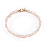 Crochet Sparkle Bracelet 14kt Yellow Gold - Shen Yun Collections