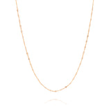 Crochet Sparkle Necklace 14kt Yellow Gold - Shen Yun Collections