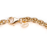 Oval Rolo Bracelet 14kt Yellow Gold Signature - Shen Yun Collections