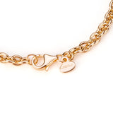 Oval Rolo Bracelet 14kt Yellow Gold Stamp - Shen Yun Collections
