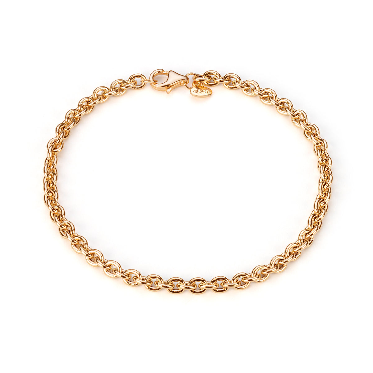 Oval Rolo Bracelet 14kt Yellow Gold - Shen Yun Collections