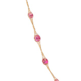 Ruby Glow Crochet Necklace 14kt Yellow Gold Details - Shen Yun Collections