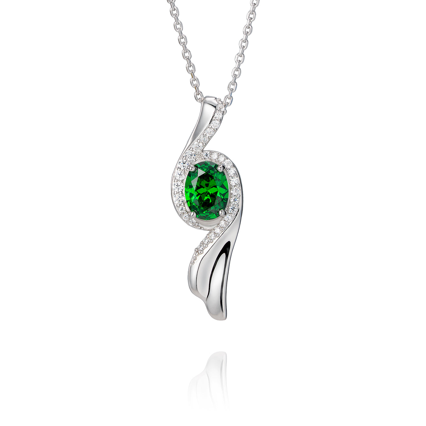 Flying Sleeves Necklace Green - Shen Yun Collections