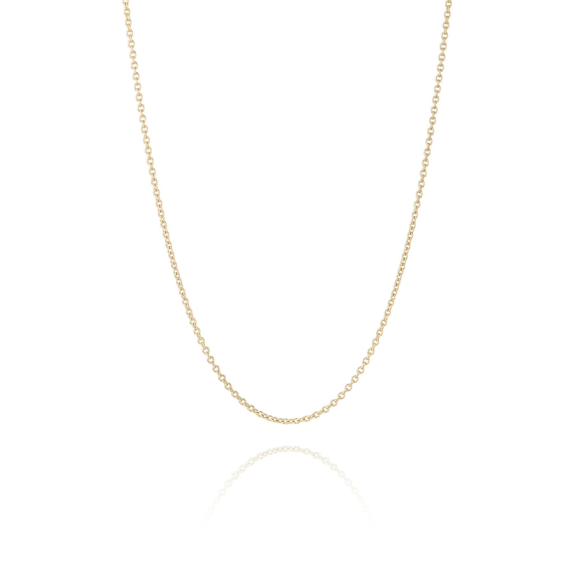 Cable Chain 18kt Yellow Gold - 1.2mm Wide Image - Shen Yun Collections