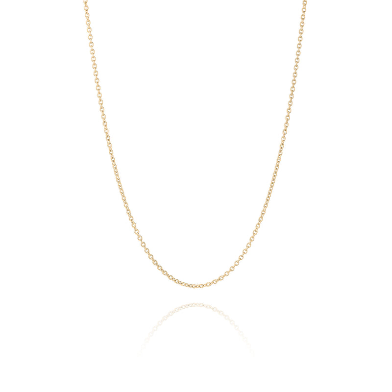Cable Chain 18kt Yellow Gold - 1.2mm Wide Image - Shen Yun Collections