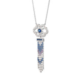 Mongolian Radiance Necklace Side View - Shen Yun Collections