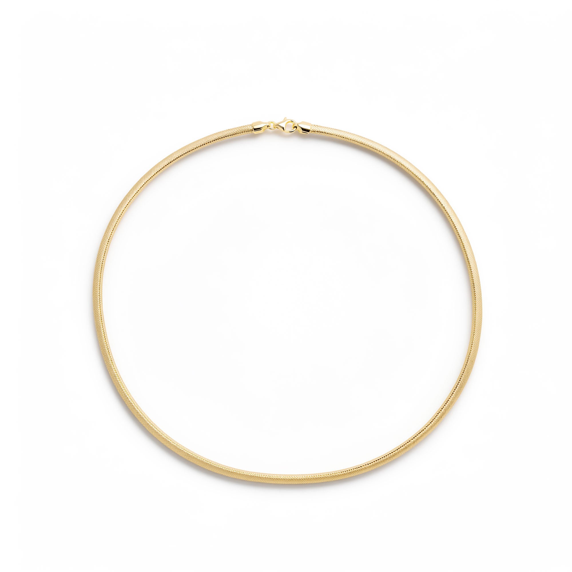 Mesh Flex Necklace 14kt Yellow Gold - Shen Yun Collections
