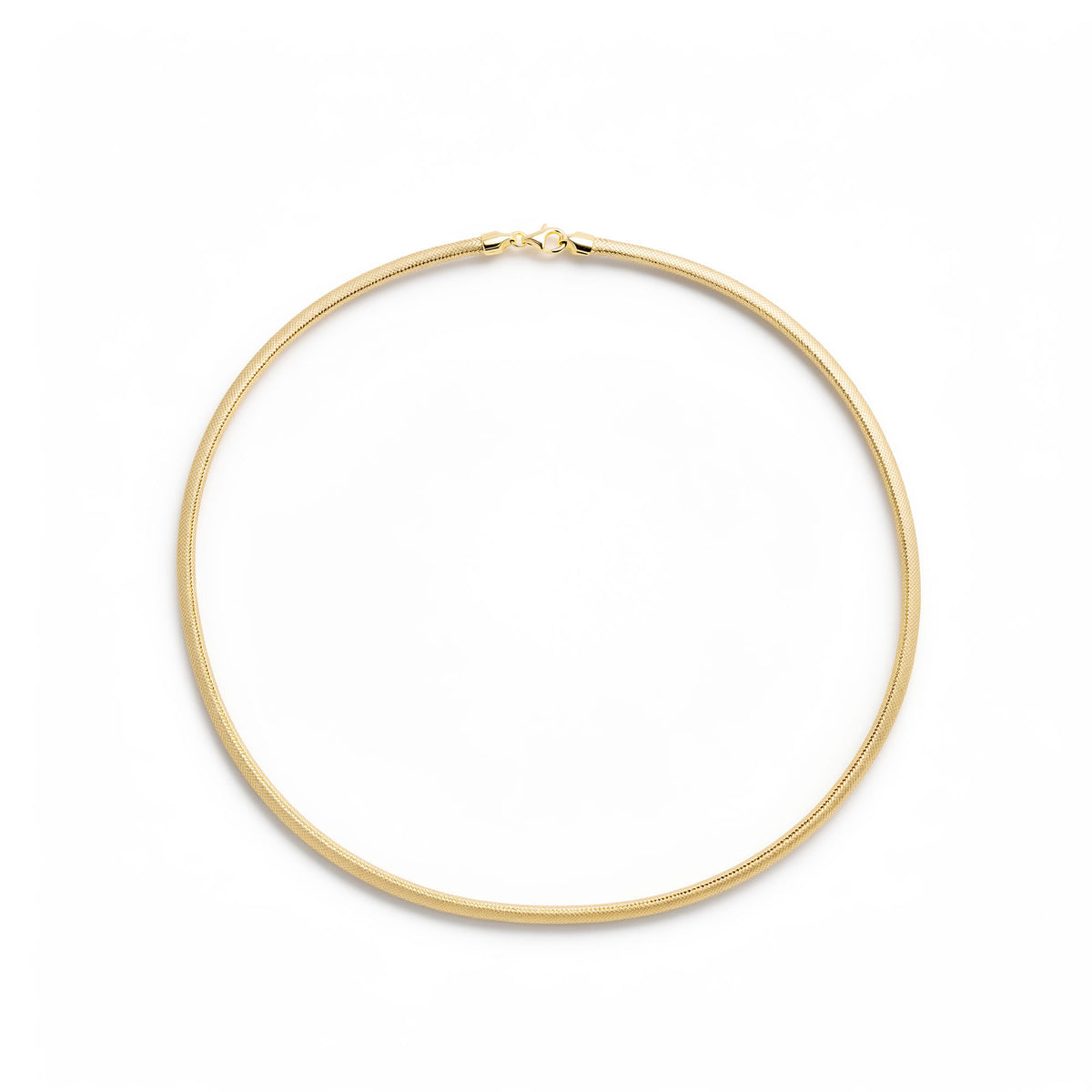 Mesh Flex Necklace 14kt Yellow Gold - Shen Yun Collections