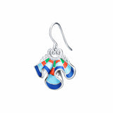 The Elegance of the Yi Earrings Blue