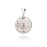 Zhen Shan Ren Timeless Heritage Pendant Silver Front | Shen Yun Collections