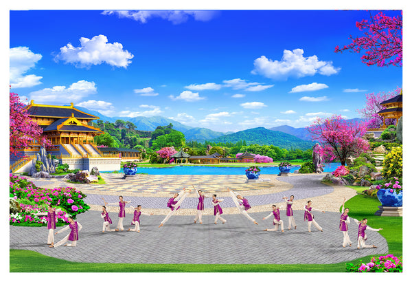 The Ladies' Classical Chinese Dance Giclée Print II