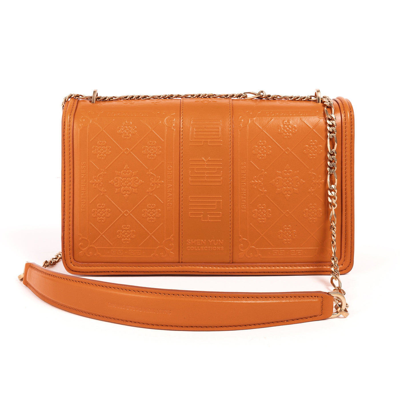 Zhen Shan Ren Shoulder Bag Orange Ochre | Shen Yun Collections