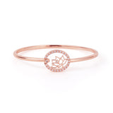 Lotus Fairies Bangle Rose Gold - Shen Yun Collections