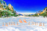Heavenly Fairies of the Peach Garden Giclée Print