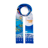 Moon Goddess Long Silk Scarf Folded - Shen Yun Collections