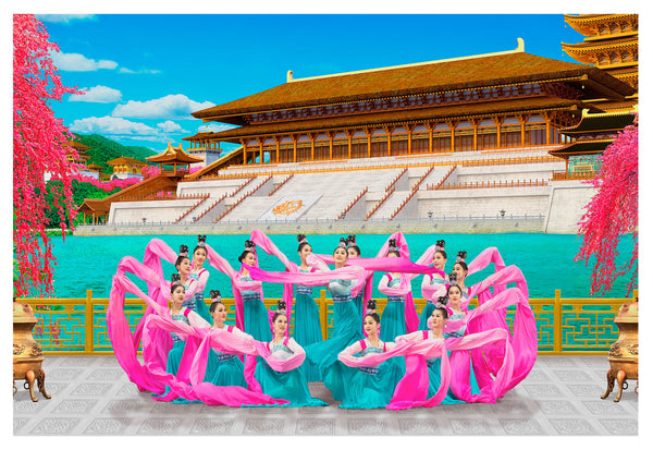 Sleeves of the Tang Palace Giclée Print