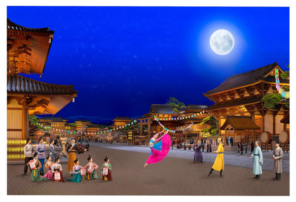 Visiting the Moon Palace Giclée Print
