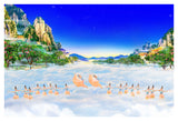 Heavenly Fairies of the Peach Garden Giclée Print