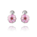 Windmill Grace Stud Earrings Pink - Shen Yun Collections