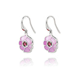 Windmill Grace Drop Earrings Pink Side - Shen Yun Collections