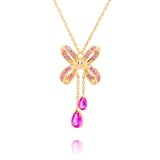 Blissful Knot Necklace Gold - Shen Yun Collections