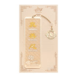 Zhen Shan Ren Bookmark 2025 - Yellow with Package - Shen Yun Collections