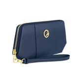 Manchurian Elegance Wristlet - Navy - Side - Shen Yun Collections