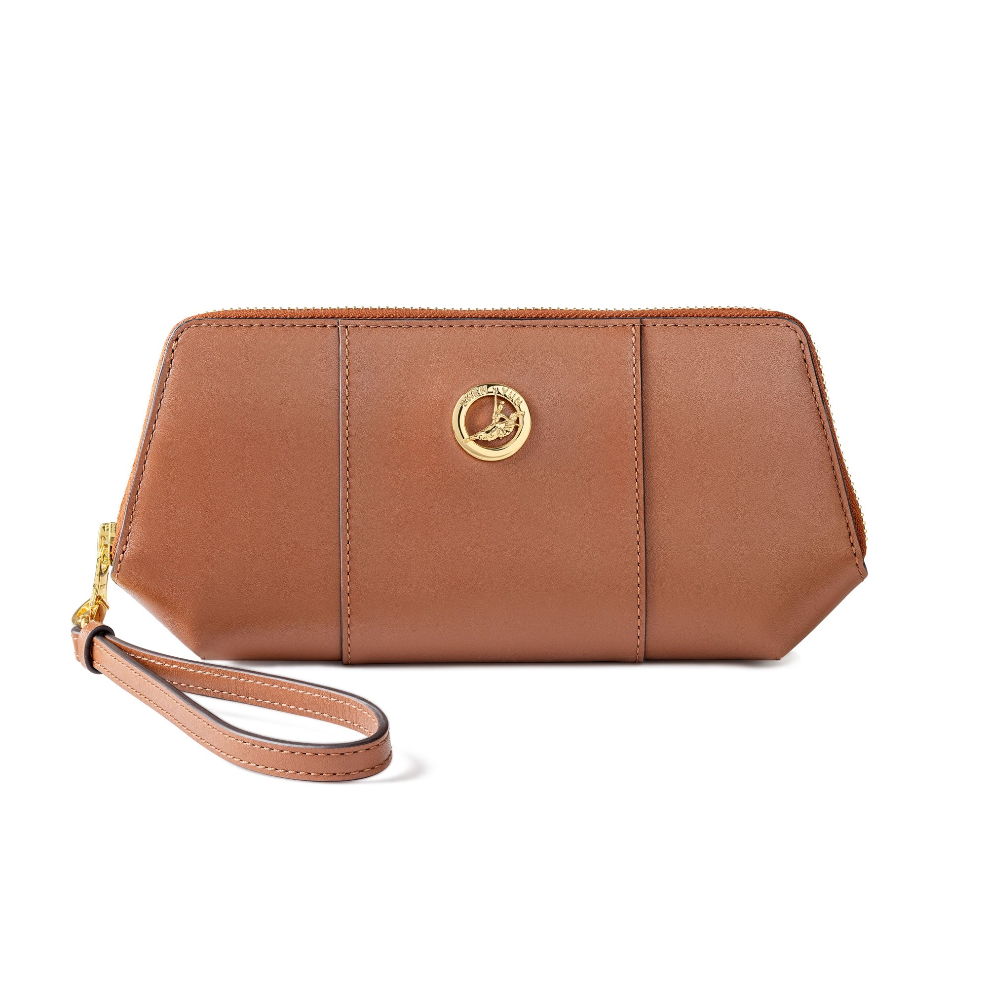 Manchurian Elegance Wristlet - Brown - Shen Yun Collections