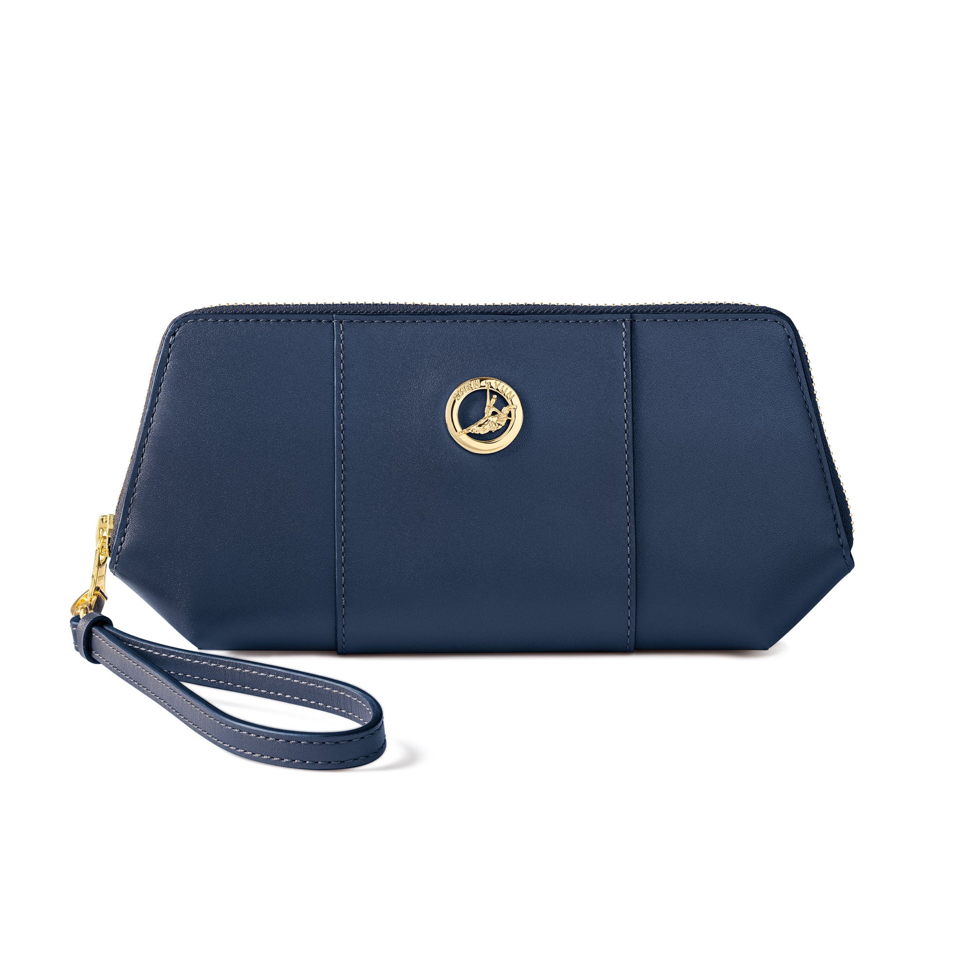 Manchurian Elegance Wristlet - Navy - Shen Yun Collections
