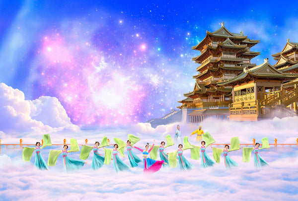 Visiting the Moon Palace II Giclée Print