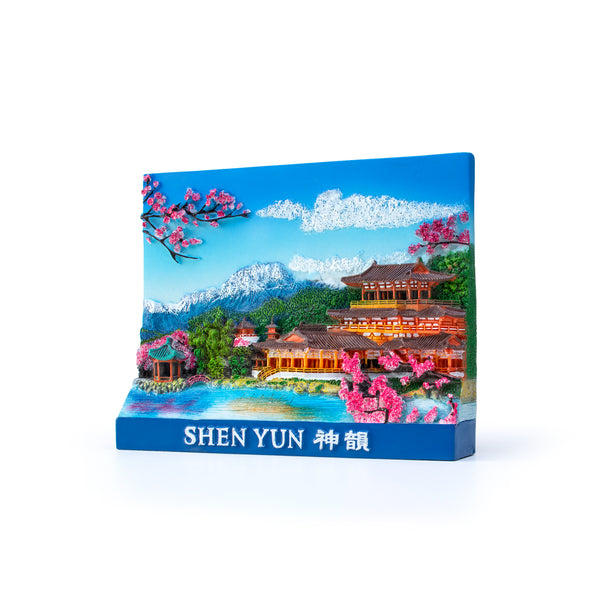 Plum Blossom Grace 3D Magnet Side - Shen Yun Collections
