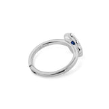 Windmill Grace Ring Blue Back View - Shen Yun Collections