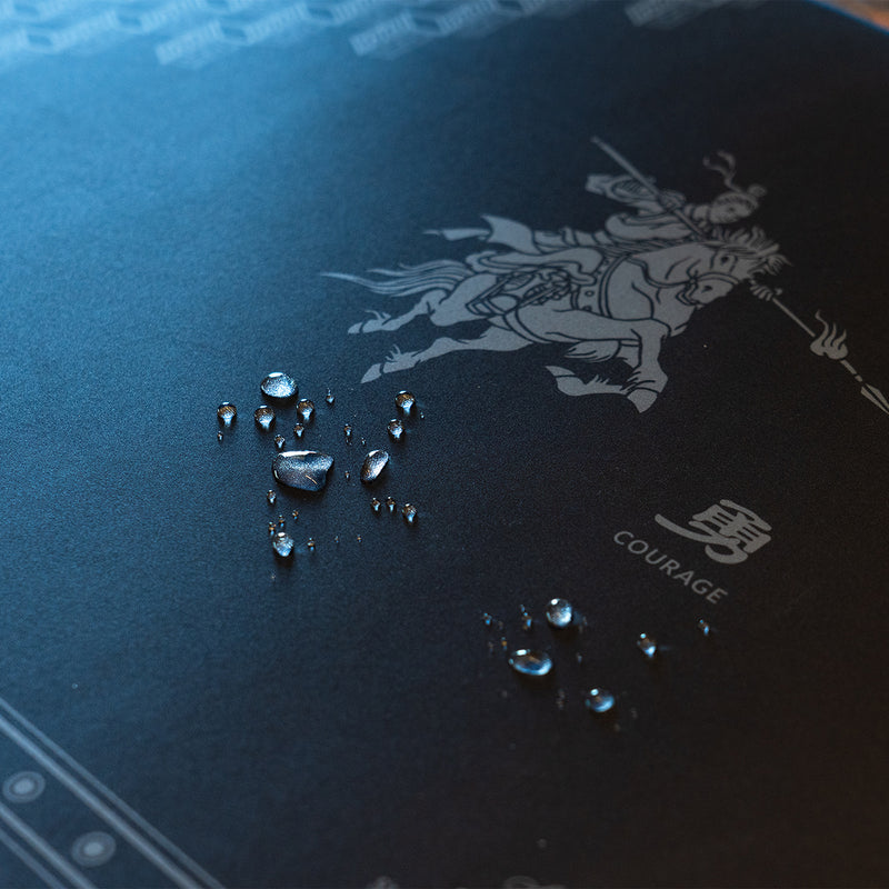 Riding Along to Rescue Desk Mat 35.4"x15.7"