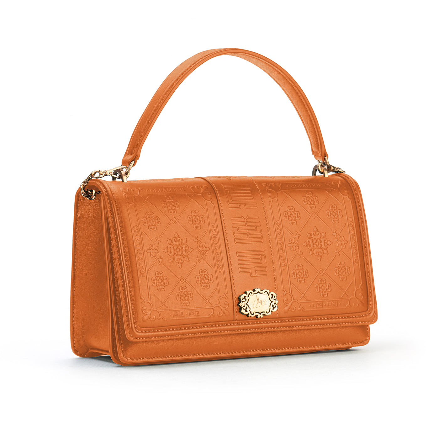 Zhen Shan Ren Shoulder Bag Orange Ochre | Shen Yun Collections